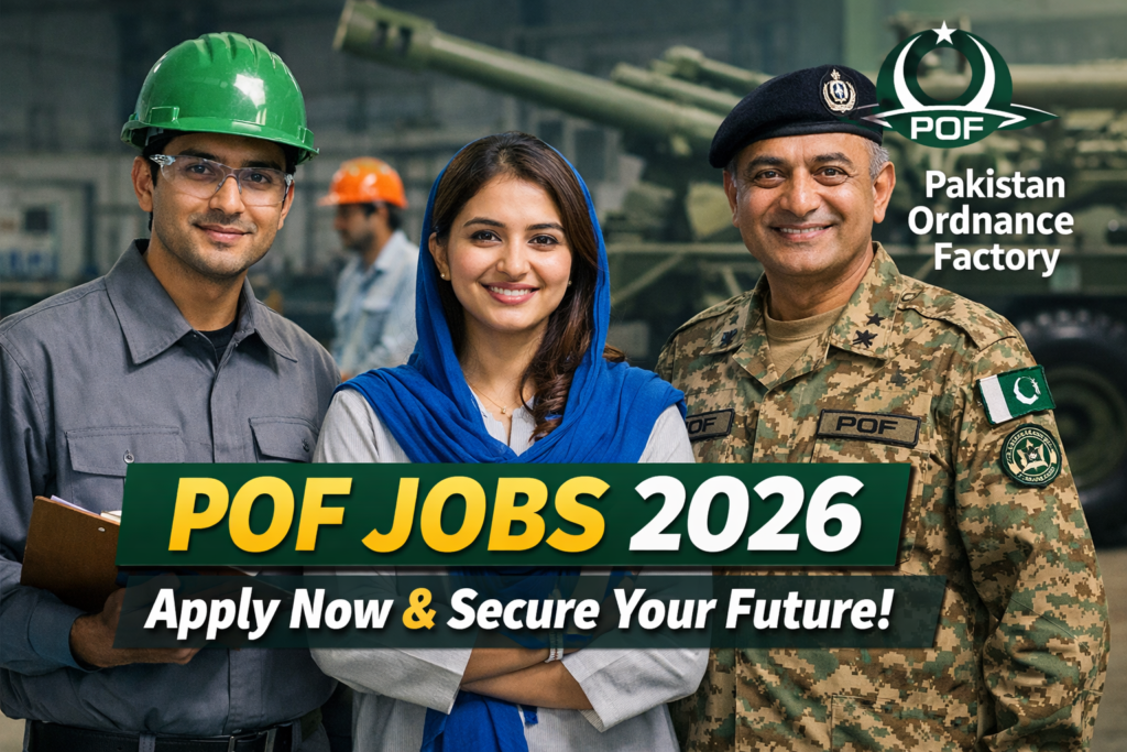 Pakistan Ordnance Factory Jobs 2026 – Complete Guide to Apply & Eligibility