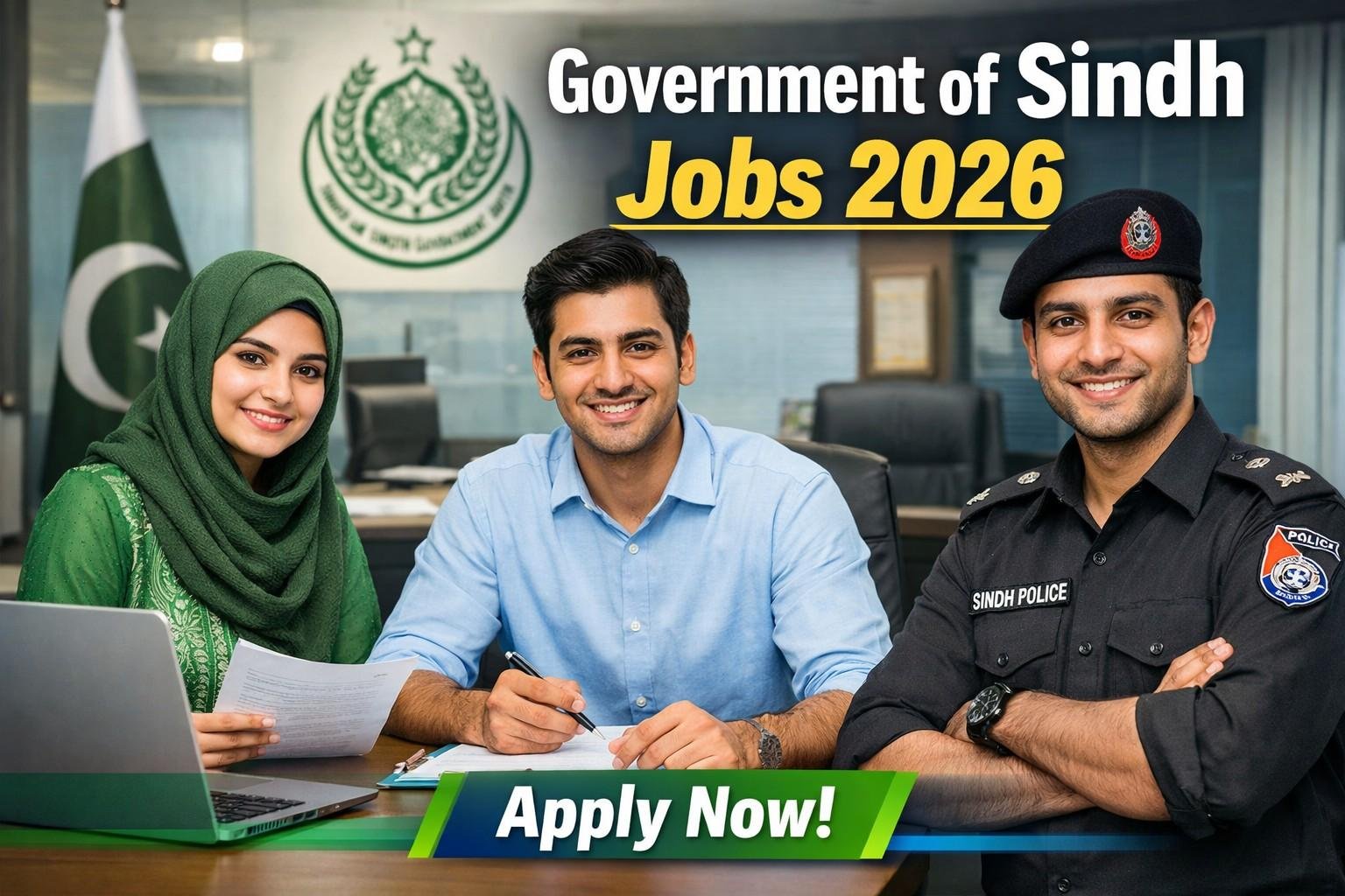 Government of Sindh Jobs 2026 apply online – Pakistani candidates applying for latest Sindh government jobs